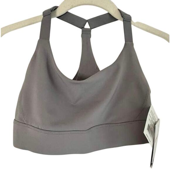 NWT Beyond Yoga POWERBEYOND™ Strive Long Line Bra in Iron Grey sz. S - Picture 1 of 6